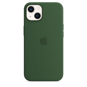 Apple iPhone 13 green silicone case